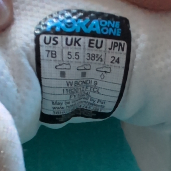 Women Hoka Bondi 9 Size 7 - Picture 7 of 7